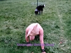 Amateur, Bondage domination sadisme masochisme, Noir ébène, Femme dominatrice, Nue  à poil, De plein air, Pisser, Réalité