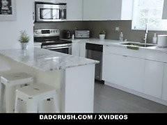 Bad Daddy Spanks and Fucks His Poor Stepdaughter (Brie Klein)