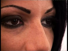 Ginevra Hollander sucks big cock and takes cumshot in vintage HD - La Pantera Nera Ep 3