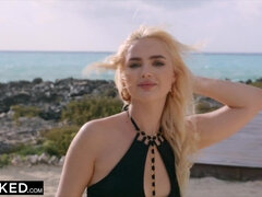 18 летние, Блондинки, Минет, Глубокая глотка, Член, Киски, Бритые, Сиськи