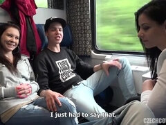 デカパイ, 茶髪の, チェコ, エクストリーム, グループ, Hd, ハメ撮り