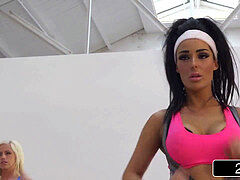 Verga grande, Tetas grandes, Mamada, Besar, Deporte