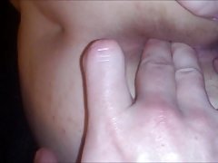 Fingering and fucking her asshole and pussy