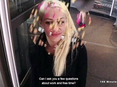 口内発射, イく瞬間, 顔射, ドイツ人, 手コキする, タトゥー