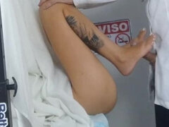 Enthousiasteling, Bedriegen, Man die toekijkt, Exam, Flashing, Gynaecoloog, Hd, Vrouw