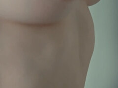Grosser arsch, Hundestellung, Fingern, Hd, Masturbation, Muschi, Rotschopf, Solo