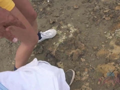 Playa, Rubia, Despelote, Desnudo, Pequeña, Perforación, Pov, Adolescente