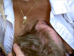 デカパイ, ブロンド, 浮気者, エロ熟女, 医者, 淫乱熟女