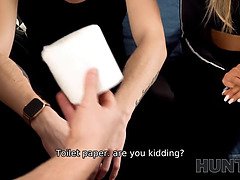 Thief for cash permits homeowner to fuck his busty accomplice