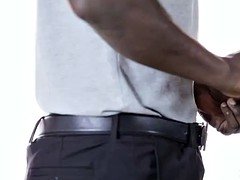 デカチン, デカパイ, 黒人, 黒人, ハードコア, 異人種間, 淫乱熟女, フェラする