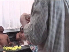 interracial jacuzzi four some with hardcore blowjobs