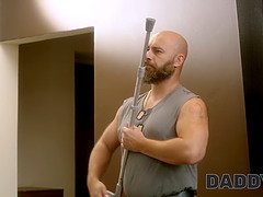 18 jaar, Blond, Rondborstig, Bedriegen, Man die toekijkt, Daddy, Logement, Kut duiken