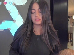 Charming amateur vixen with big boobs online show