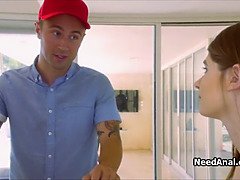 Leie, In den arsch, Arschlecken, Hardcore, Arsch lecken, Schreiend, Jungendliche (18+), Teen in den arsch