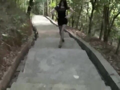 Asiático, Tetas grandes, Tetona, Pareja, Casero, Maduro, Tetas naturales, Tetas