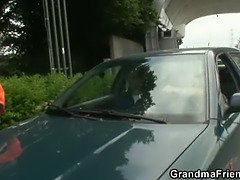 美人, ビッチ, ブロンド, 巨乳な, エロ熟女, 淫乱熟女, アウトドア, 現実