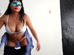 素人, アスtoマウス, デカ尻, ダンス, ラティーナ, 裸, ヌード, 一人