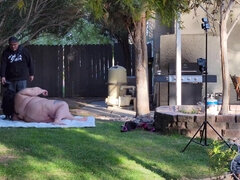 Cul, Gros seins, Bikini, Plantureuse, Seins naturels, De plein air, Piscine, Nénés