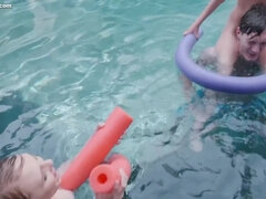 Cul, Sucer une bite, Tir de sperme, Queue, 2 femmes 1 homme, Hard, Lesbienne, Chatte