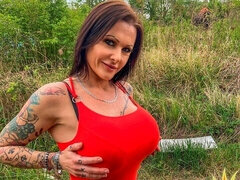 Amateur, Big ass, Big tits, Doggystyle, Milf, Pov, Redhead, Tattoo