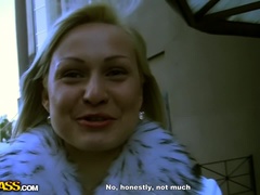 Blonde, Crazy, Masturbation, Outdoor, Piercing, Public, Swallow, Threesome