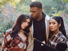 Astonishing angels Jane Wilde and Avery Black love interracial sex