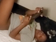 Beauté, Grosse bite, Noire, Solo, Jouets