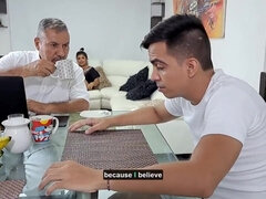 ぽっちゃり, 茶髪の, ぽちゃ, ハードコア, インド人, 母, オマンコ, 息子