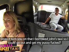 Busty blondes hot cab creampie with stud husband