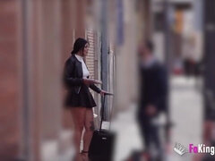 18, 素人, デカパイ, フェラチオ, 茶髪の, バック, Hd, 公共