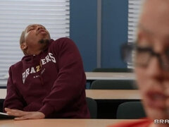 Americano, Mamada, Gafas, Enorme, Maduro, Pezones, Maestra, Tetas