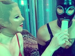 Blowjob, Humiliation, Latex, Mistress
