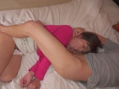 Aziatisch, Chinees, Man die toekijkt, Vingeren, Huisgemaakt, Japaans, Zusters, Tiener