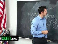 Grosse bite, Blonde, Homme nu et filles habillées, Tir de sperme, Hd, Jupe, Professeur, Adolescente