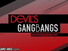 Smokin' Hot Redhead Lauren Phillips Gets Destroyed Hard In Interracial Gangbang