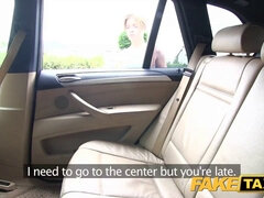 Passenger rides her biggest cock