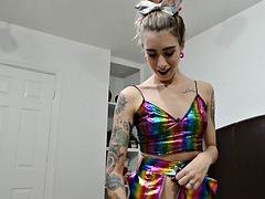 Hairy Pearl Sage in perty dress