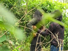 Malayali Couple Wild Outdoor Sex in Forest - Desi Village MMS 4K