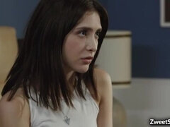 Sucer une bite, Brunette brune, Tir de sperme, Gorge profonde, Hard, Mature, Adolescente, Vierge