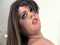 chubby Elena is huge-titted bbw transgender princess