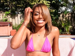 Arsch, Bikini, Blasen, Schwarz, Fingern, Handjob, Interrassisch, Jungendliche (18+)