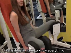Mamada, Cornudo, Checa, Gimnasio, Sexo duro, Pov, Realidad, Adolescente