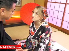 アジア人, デカパイ, ブロンド, イく瞬間, 異人種間, 日本人, 韓国人, 叫ぶ