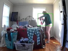 My Hot Momma Caught Doing Laundry - Blonde BBW Solo HD
