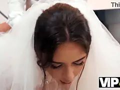 Braut, Braunhaarige, Kleid, Erstes mal, Absätze, Schreiend, Jungendliche (18+), Eng