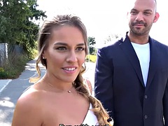 Tussi, Freund, Gehörnter ehemann, Europäisch, Masturbation, Pov, Rasiert, Titten