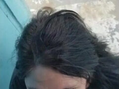 素人, ぽっちゃり, フェラチオ, チン, 自家製, ペニス, ハメ撮り, 公共