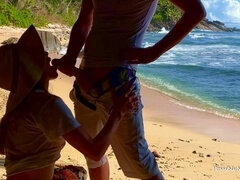 Nailing in Paradise - Sexy amateur couple enjoys outdoor fuckfest in a beautiful, heavenly place