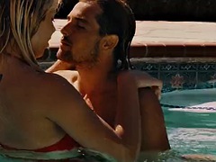 Fucking by the pool as a consolation with a big cock