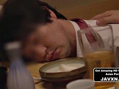 Hot Japanese Slut With Her Coworker